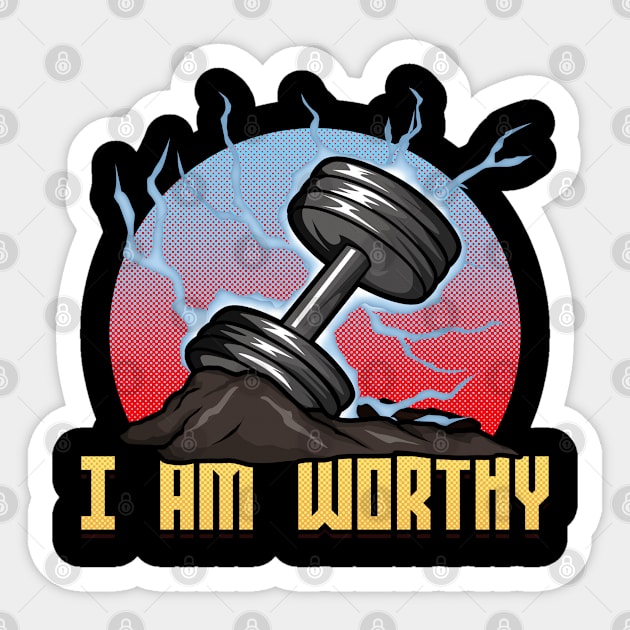 I am worthy Sticker by Markus Schnabel